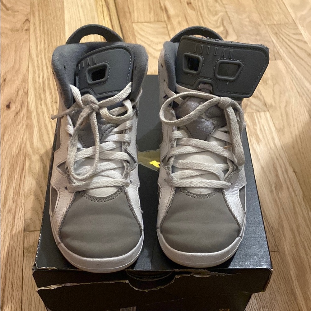 Jordan Gray High-Top Sneakers with Padded Ankle
